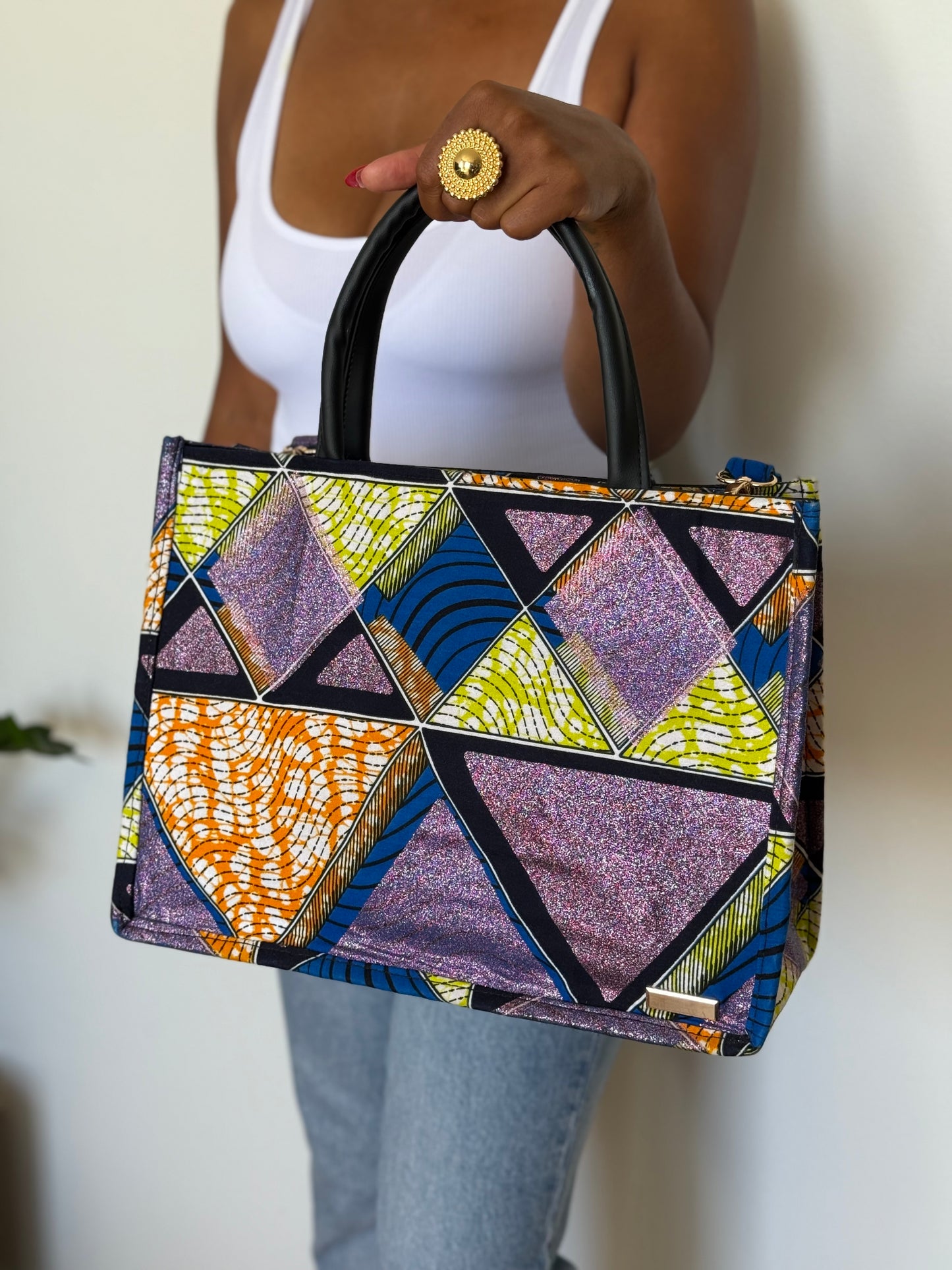 Sac cabas Massita Purple glitter💜