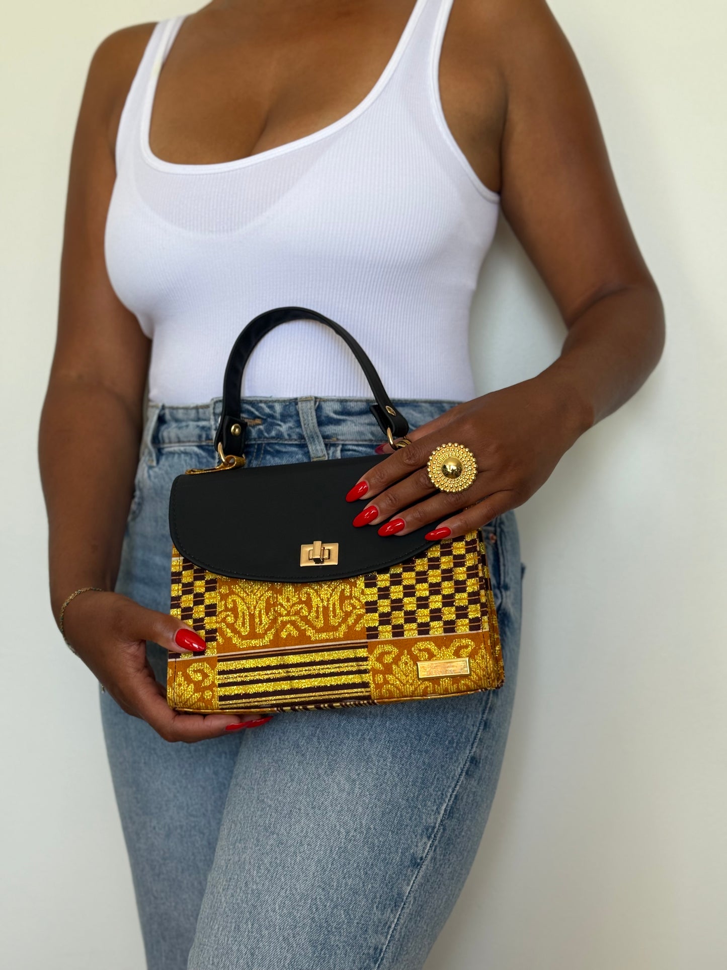 Pré-commande Mini Sac à main Tacko Akan Fire