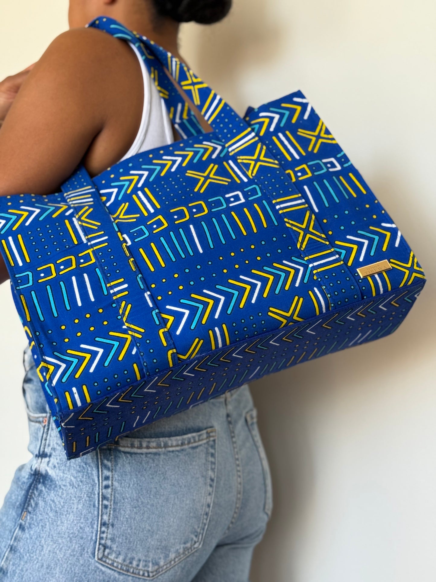 Sac cabas Tamara Nano (bleu/jaune) 💙💛
