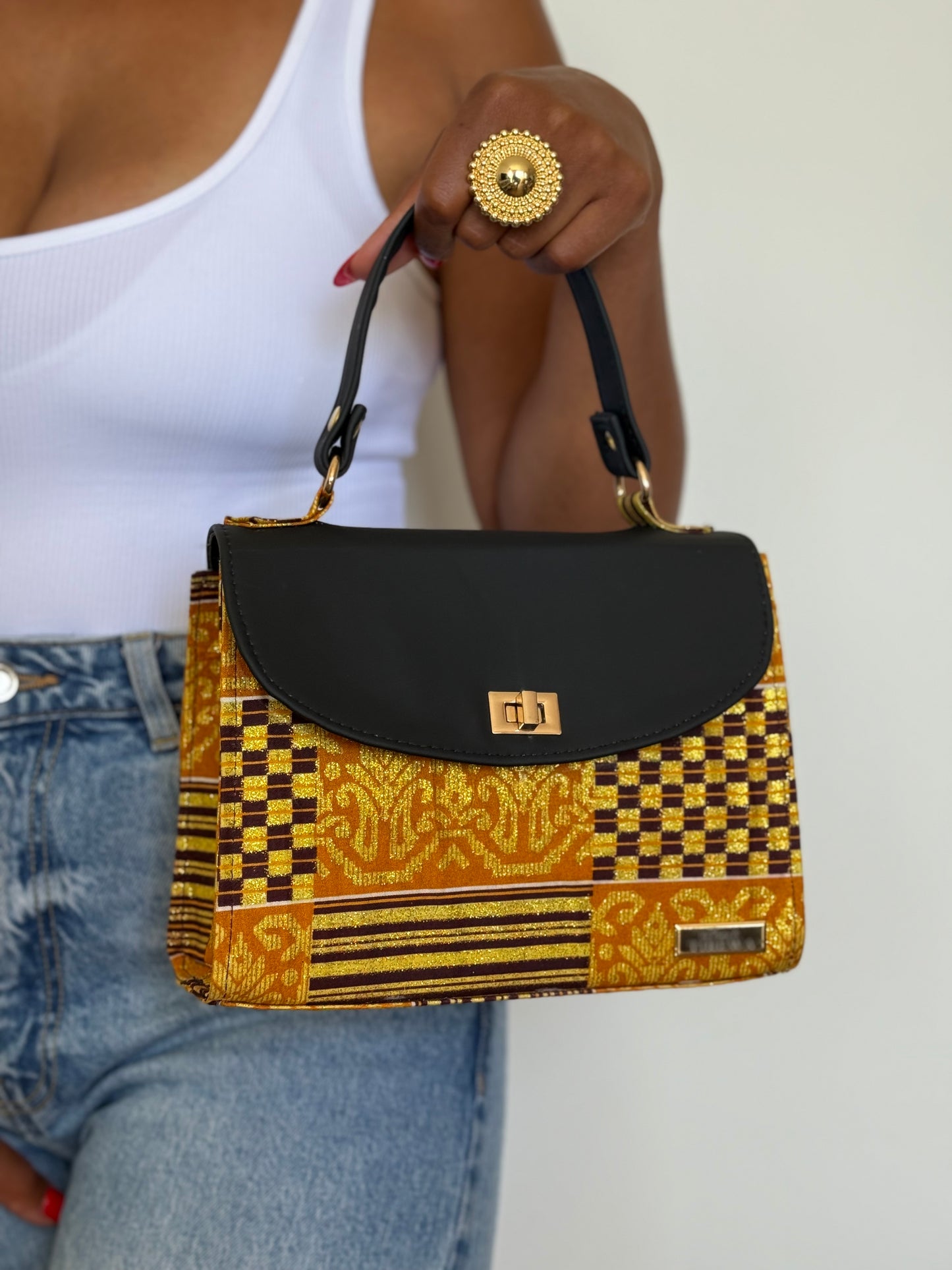 Pré-commande Mini Sac à main Tacko Akan Fire
