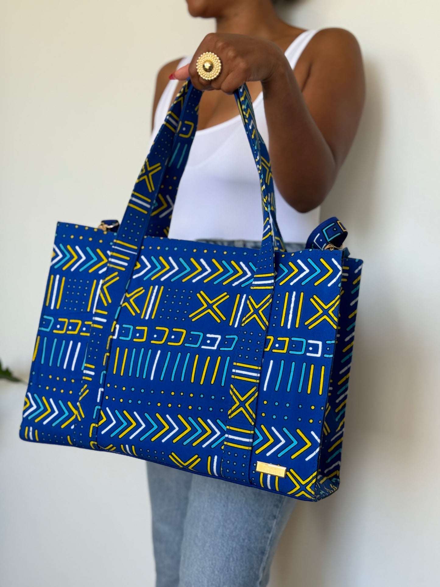 Sac cabas Tamara Nano (bleu/jaune) 💙💛