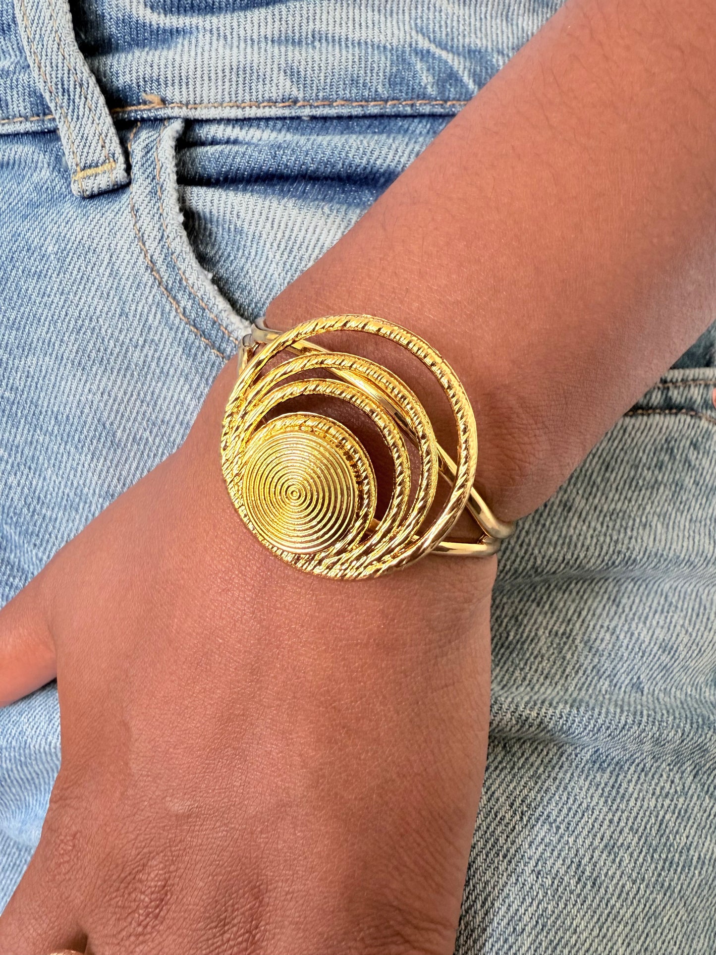 Bracelet fantaisie doré
