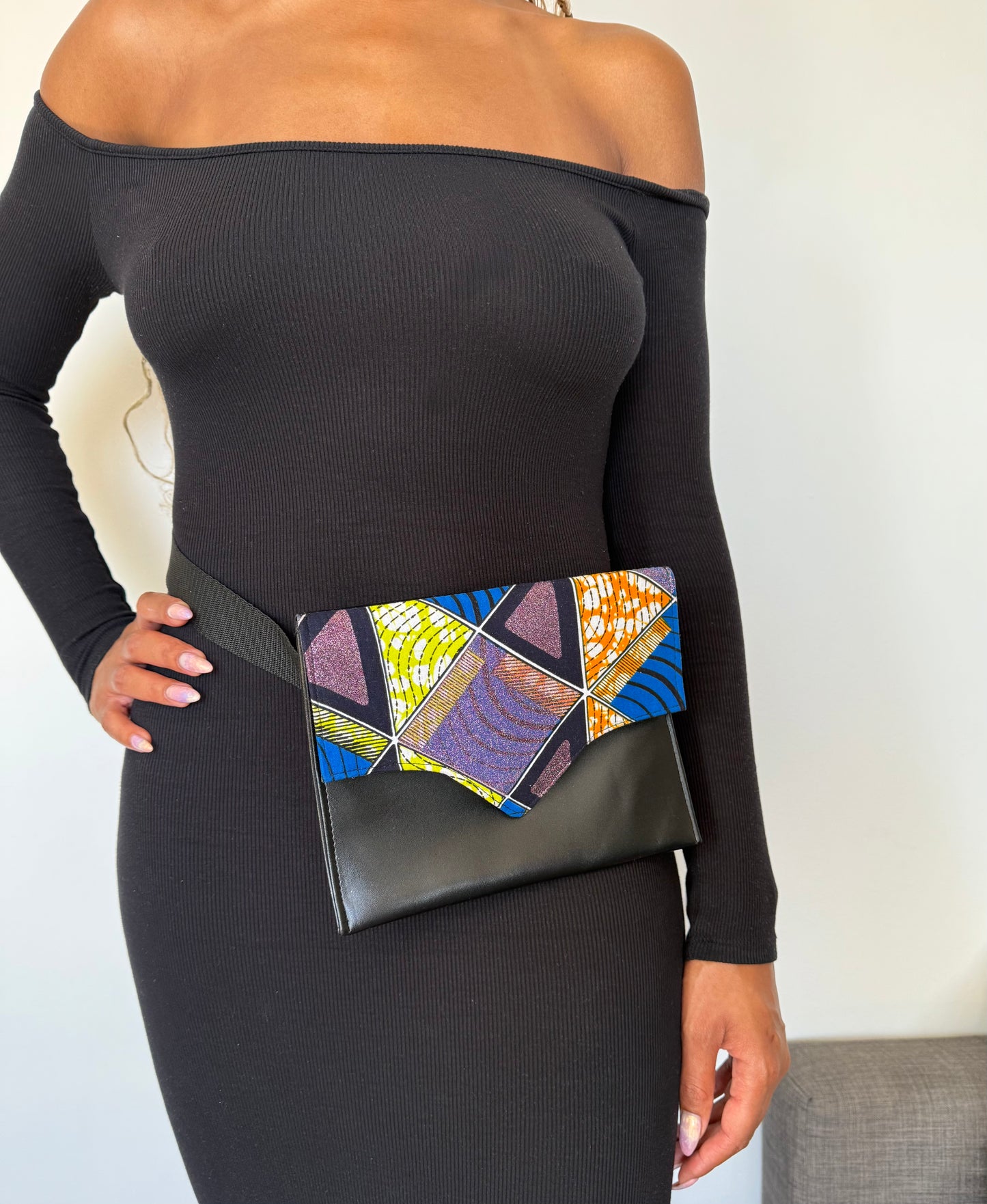 Pochette Banane Kora- Purple Glitter