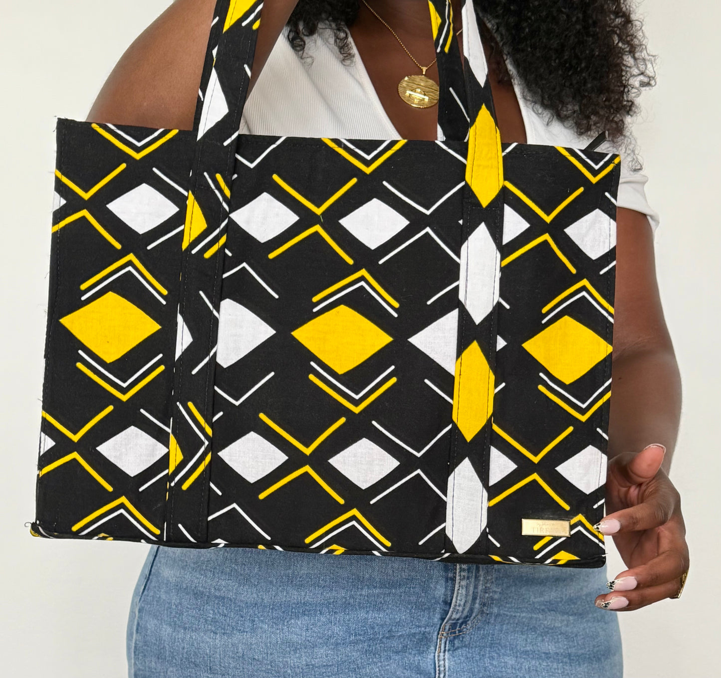 Le Cabas Tamara Yellow Black