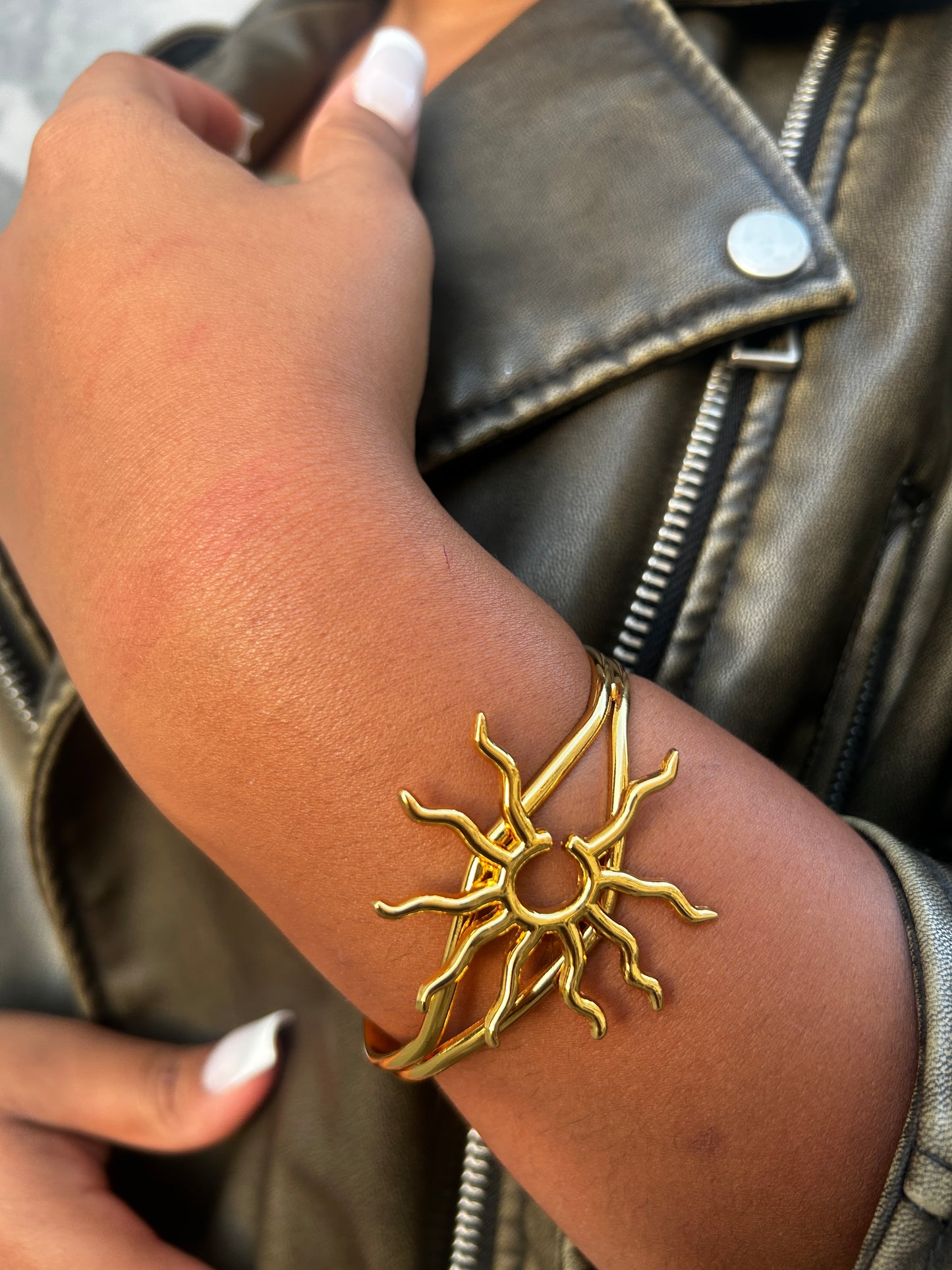 Bracelet fantaisie doré