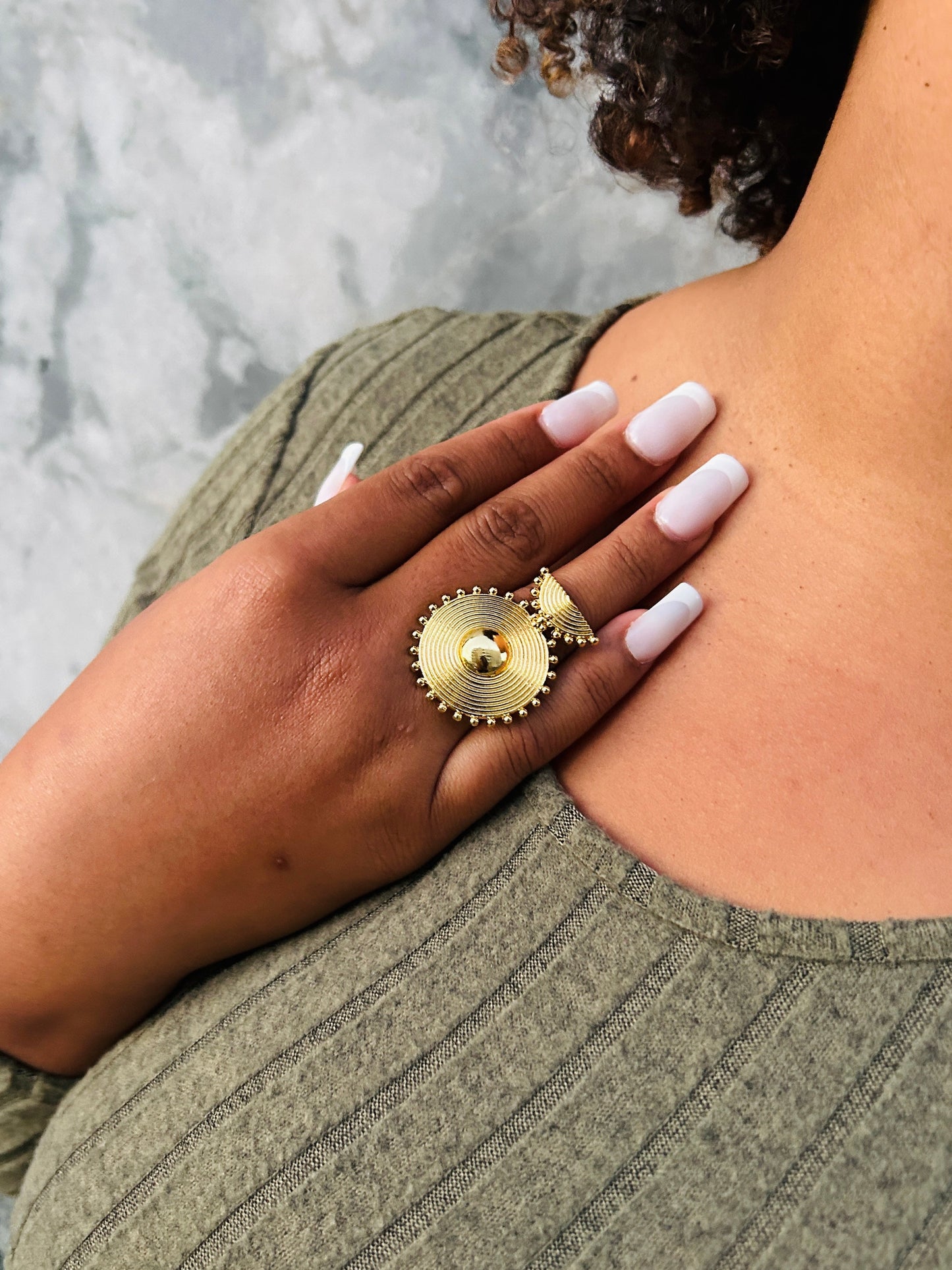 Bague ethnique afro chic