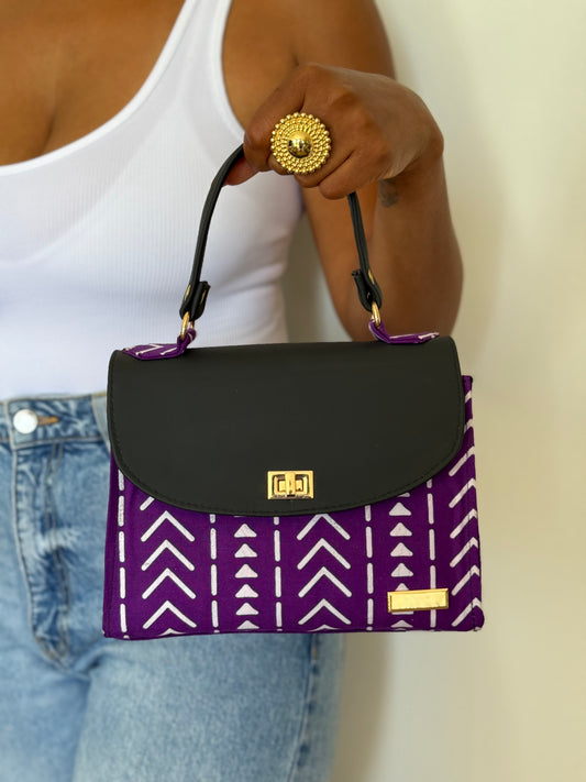 Mini Sac à main Tacko Bleu Glitter
