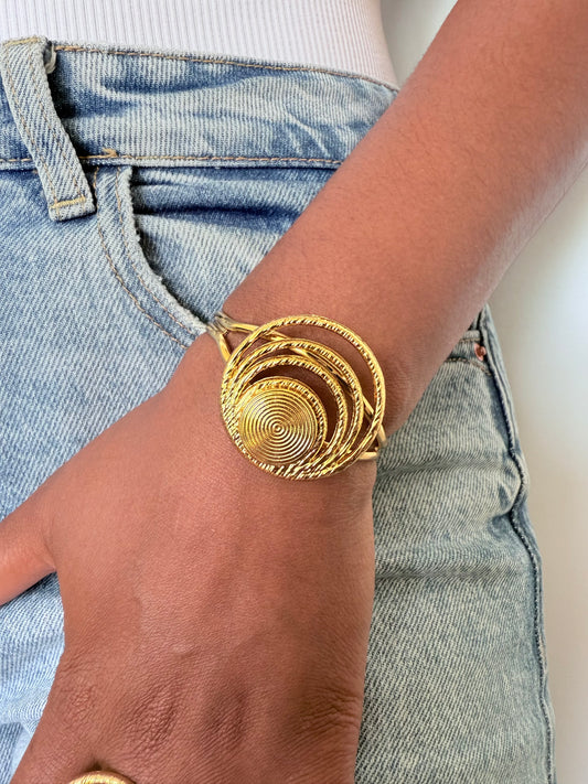 Bracelet fantaisie doré