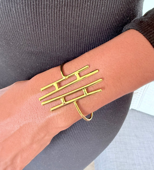 Bracelet fantaisie doré