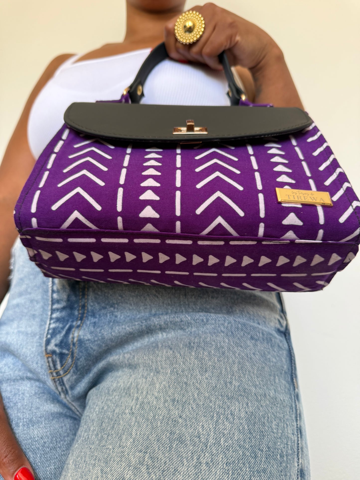 Mini Sac à main Tacko Bleu Glitter