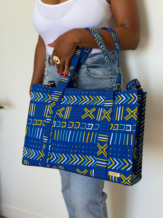 Sac cabas Tamara Nano (bleu/jaune) 💙💛