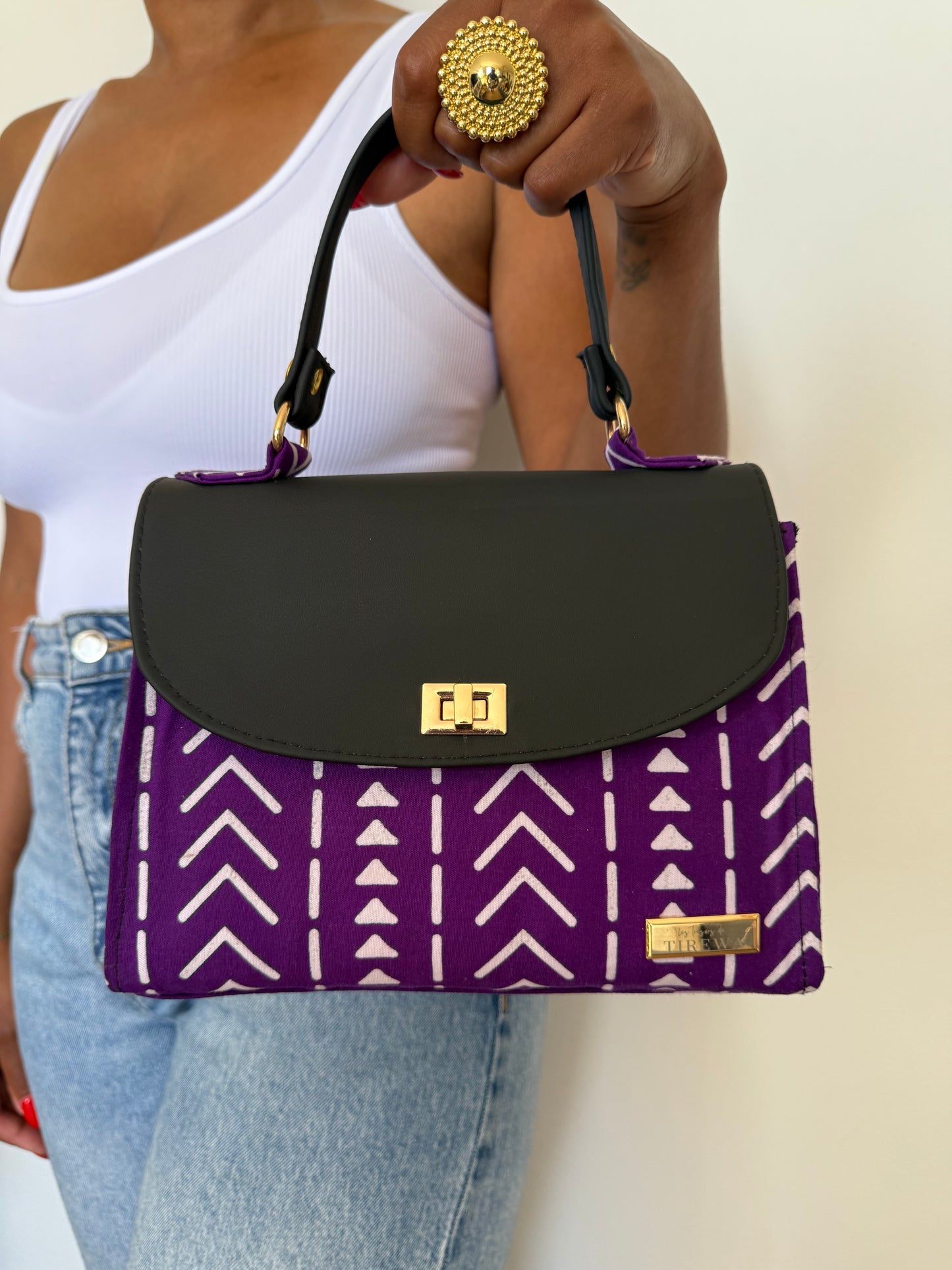 Mini Sac à main Tacko Bleu Glitter
