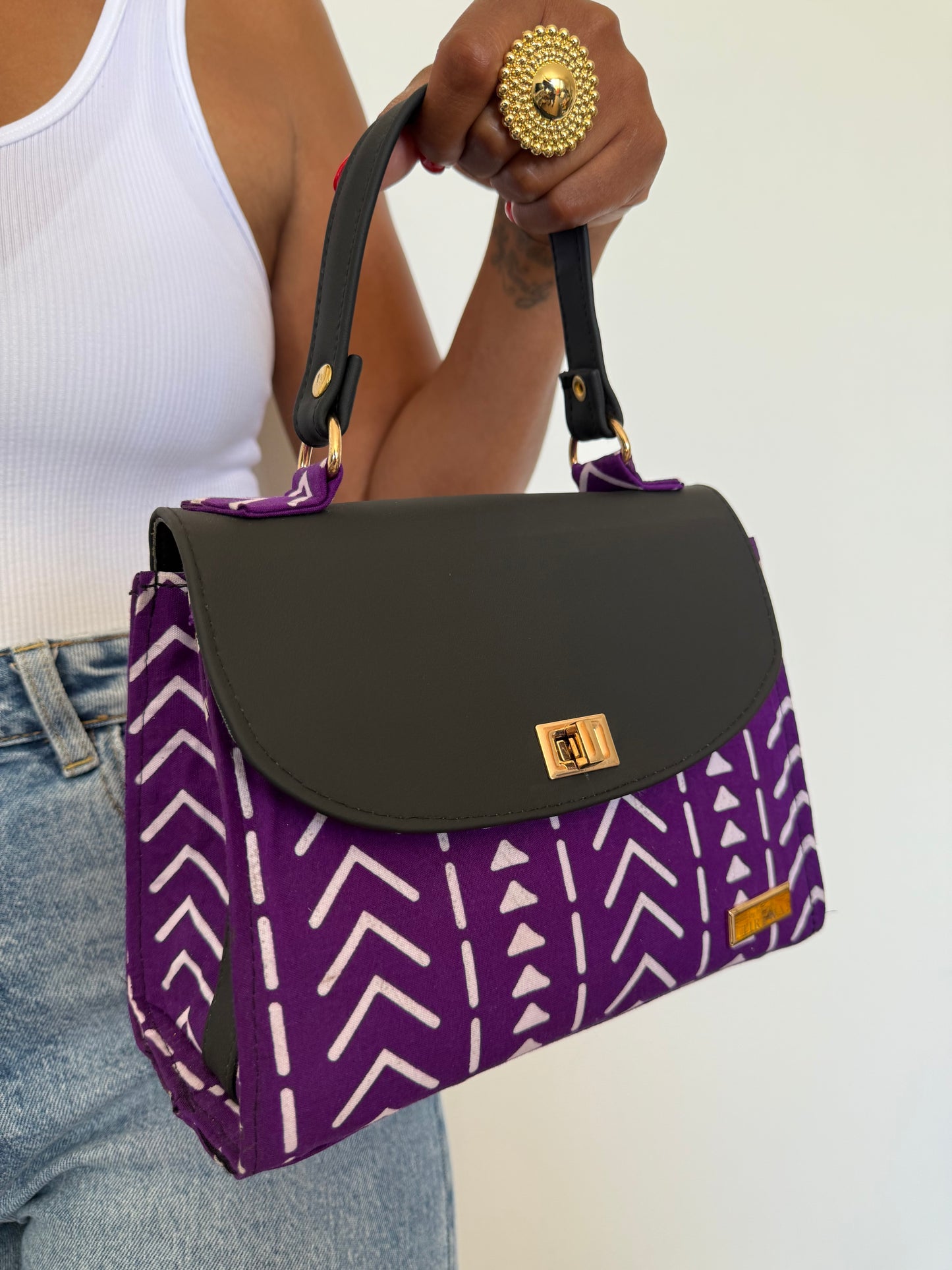 Mini Sac à main Tacko Bleu Glitter