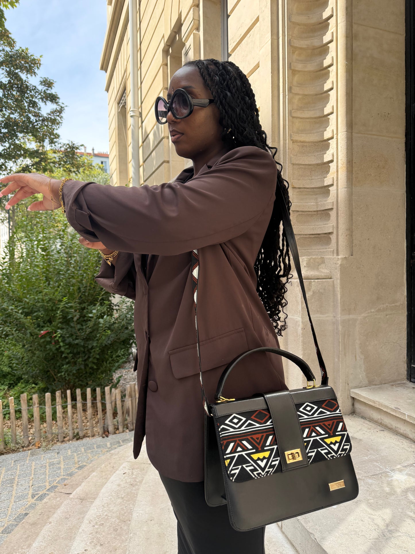 Sac à main Awa Moka