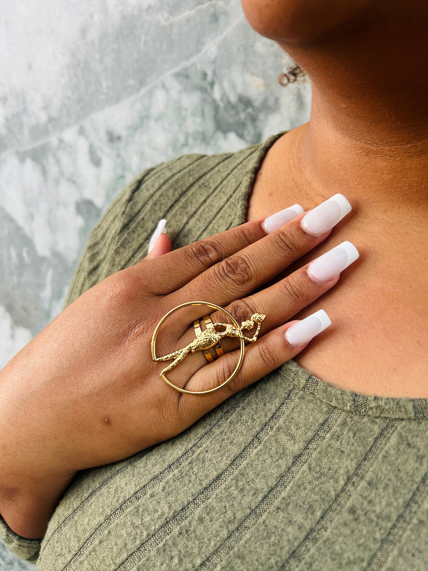 Bague ethnique afro chic
