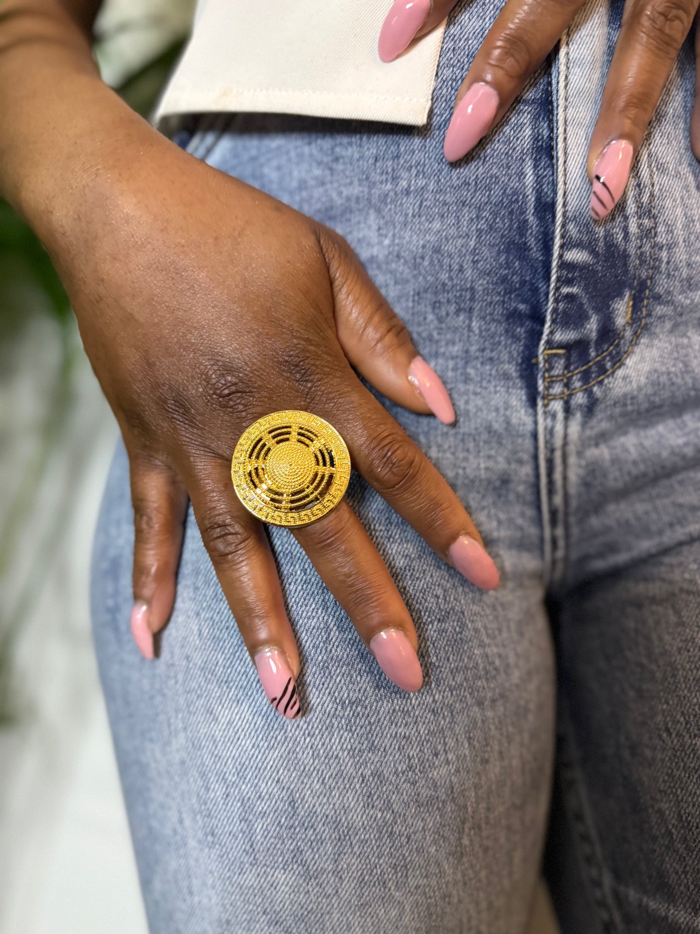 Bague ethnique afro chic