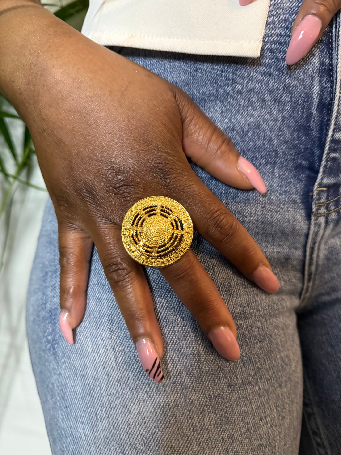 Bague ethnique afro chic