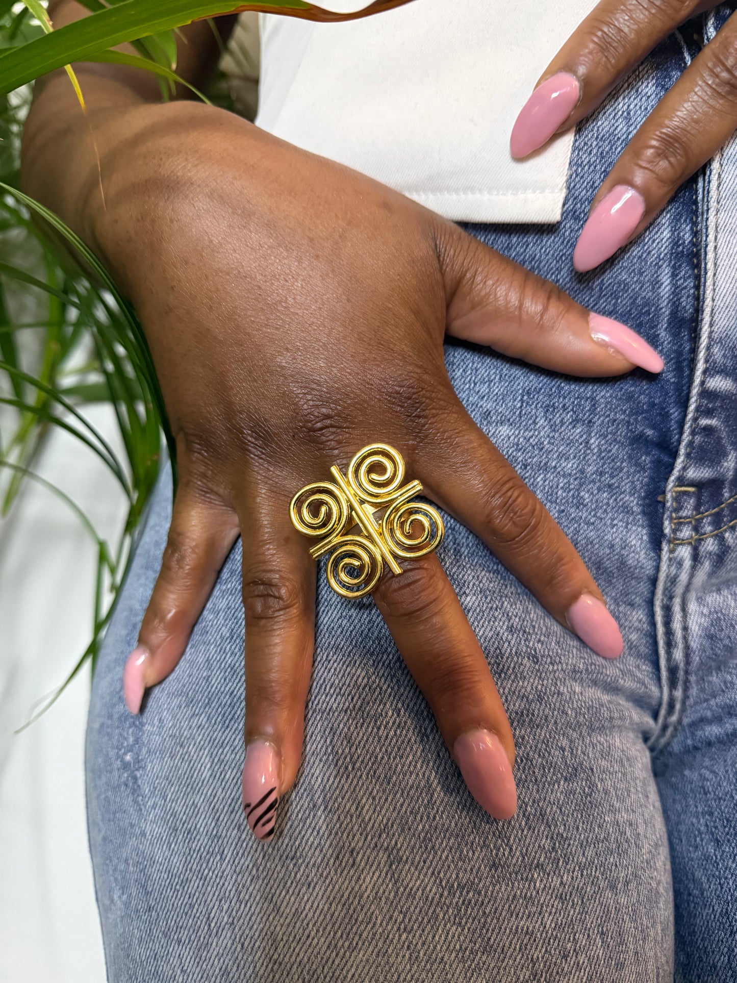 Bague ethnique afro chic