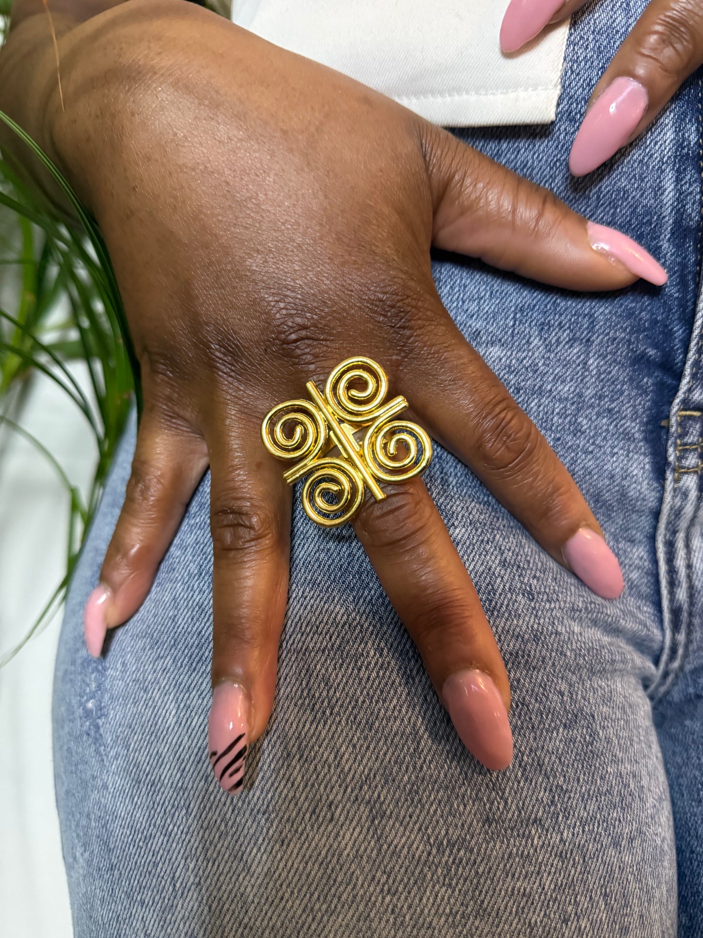 Bague ethnique afro chic