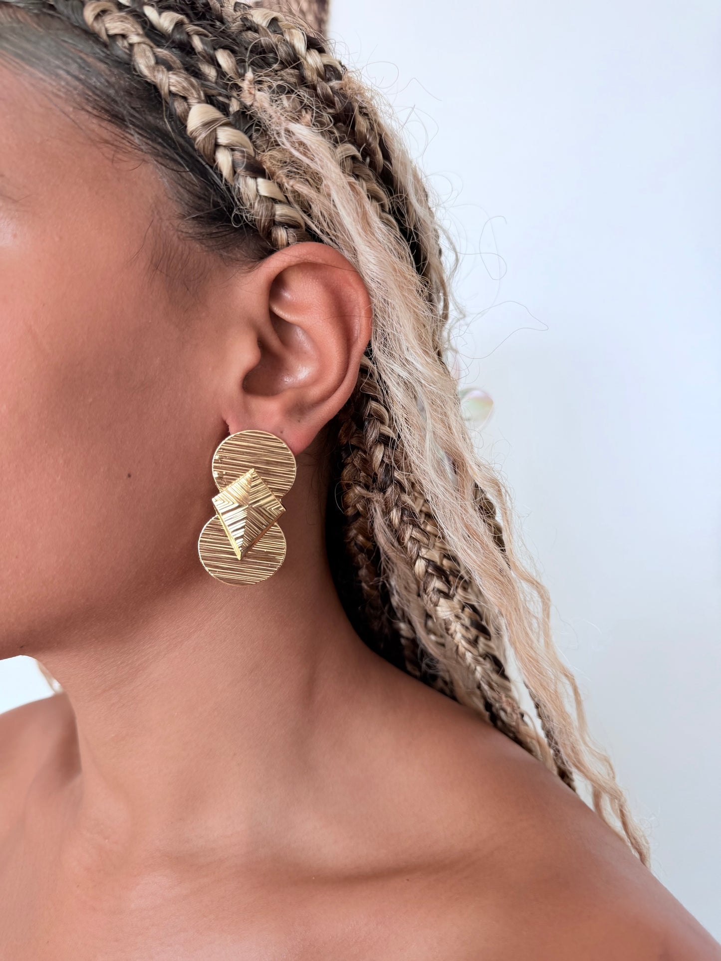 Boucle d'oreille Afro Chic