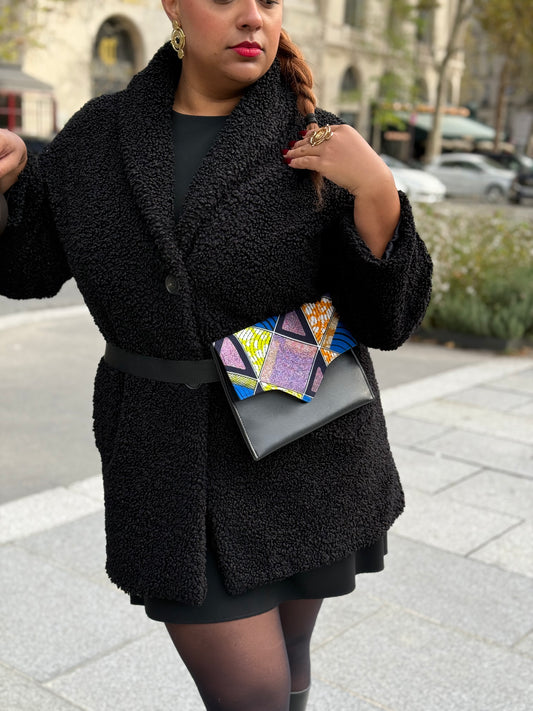 Pochette Banane Kora - Purple Glitter